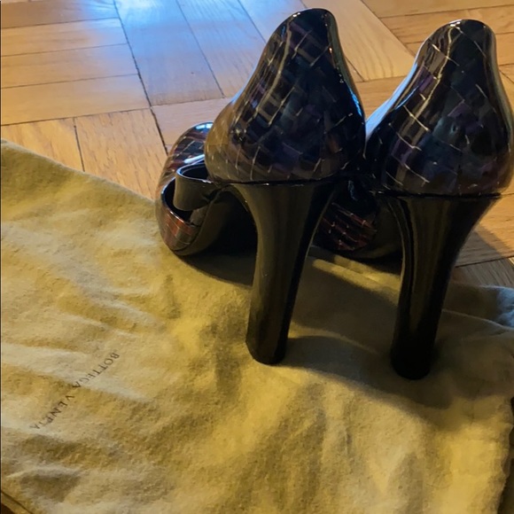 Bottega Veneta Red/Purple Patent Heel sz 40 - Picture 6 of 8